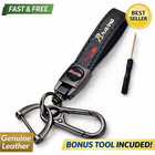 Atlanta Braves Leather Keychain Car Key Ring W  Screwdriver Gift Fast Ship