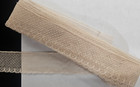 Vintage antique  Beige  Cotton Lace  15 Yards