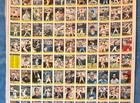 1988 Topps Baseball Uk Release Mini Cards Uncut Sheet Excellent
