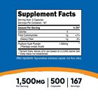 Nutricost Psyllium Husk 1500mg Per Serving  500 Capsules - Non-gmo   Gluten Free