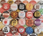 100 Vintage Soda Bottle Caps Pop    no Repeats    Unused  Zero Defects