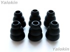 6pcs Eartips For Jbl Tune 230nc Live Free X Nc  Pro - Small Black Triple Flange