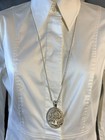 Antique Repousse Sterling Silver Hindu Goddess Locket W  English Hallmarks C1878