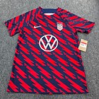 Nike Men s Usa Soccer Jersey Red Blue 2021 Volkswagen Dri-fit
