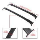 Fit 15-20 Chevy Tahoe Suburban Gmc Yukon Xl Escalade Black Roof Rack Cross Bar