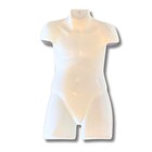 Child Torso Mannequin Display Form Kids Plastic Dress Form Wall Mount White 20   