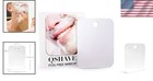 Large Fogless Shower Mirror With Suction   Adhesive Hooks - Perfect Shaving Tool