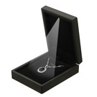 Led Light Pendant Necklace Gift Box  Velvet Jewelry Storage Display Case For    