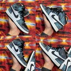 Air Jordan Air Jordan 1 Retro High Og Ps  tie-dye  Cu0449-100 Youth Sz 2y