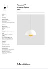  tradition Flower Pot Vp1 Pendent White