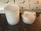 Lot 7 Tupperware 4    Hamburger Burger Press   Freezer Patty Keepers 882