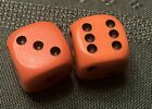 Vintage Butterscotch Bakelite Dice 5 8    Tested 21 Available