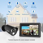 Guardiancam Air   Wireless Security Camera System With 7  Touchscreen Monitor   