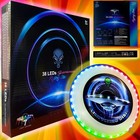 175g Led Light Up Flying Disc      Glow In The Dark Frisbee Night Throw Toy -white