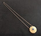 Vtg Estee Lauder Youth Dew Solid Perfume Empire Necklace With Locket pendant 24   