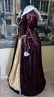 Adult Medieval Dress Renaissance Costumes  Long  Cosplay Retro Gown M-l
