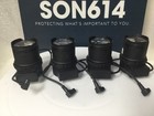 Lot 4 Tamron M13vg550 Security Lenses W  5-50mm Vf F1 4 1 3    4 Megapixel Tested 