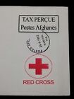 Afghanistan  Early Vintag 1992 Tax Percue Posteg Kabul Red Cross Rare Used Cover