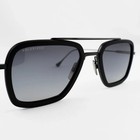 Dita Flight 006 Matte Black Grey Polarized Aviator Sunglasses