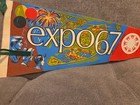 Vhtf Expo 67 Montreal Canada 25  Felt Pennant 1967 World s Fair Souvenir
