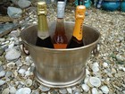 Vintage Wine Ice Cooler Alfred Gratien Antique Finish Champagne Gold Bucket