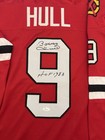 Bobby Hull Sinned Blackhawk Jersey Inscribed  hof 1983   jsa Coa 