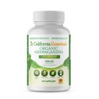 3 Pack Organic Ashwagandha 1300mg Bioperine 120 Capsules Each
