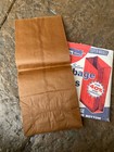 6 Vtg Antique Tidy Home Waxed Xl Square Bottom Garbage Bag Trash Kitchen Lestoil