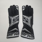 Simpson Racing Magnata Gloves Large Black Gray Sfi 3 3 5 Fia Standard 8856-2018