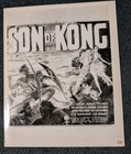 Wow  Super Rare  M  C  Cooper s Son Of Kong 1933 Original Poster Art 8x10 Photo 