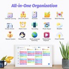 Ocepor 15 6 Inch Digital Calendar  Electronic Calendar Chore Chart  White-1 