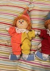 Set Of 3 Vintage 1979 Dan Dee Imports Stuffed Clown Dolls    mg     ddi    Dandee 10   