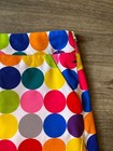 Loudmouth Ladies Golf Skort Womens M Colorful Circles Hippie Retro Bright
