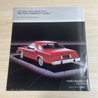 1982 Ford Fairmont Futura Factory Dealer Sales Advertising Brochure