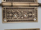 Norwalk Victorian Cannonball Pin 5  5 Cast Brass Hinges  2  Frm Milwaukee Mansion