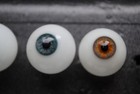 10 Antique German Human Prosthetic Glass Eyes