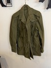 Vintage 1950s Us Army M 1951 Olive Green Cotton Field Jacket No Tags W Dress Cap