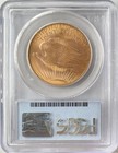 1908  20 Gold Saint Gaudens Pcgs Ms66 Gold Double Eagle No Motto Wells Fargo