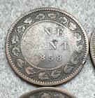 Canadian Large Cents Lot Of 40 W  Key Dates 1858 - 1859 - 1907 H