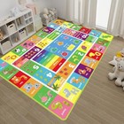 Kids Rug Play Mat  Fun Kids Baby Playmat For Learning Abc Animal 3 3 X 5 Feet