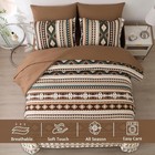 Boho Aztec Geometric Striped Comforter Set 7 Pieces Bed In A Bag All Season