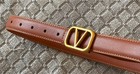 Valentino Garavani Women s Belt Brown Size - Lenght  40 Inch Width  1 18 Inch