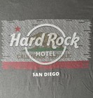 Hard Rock Hotel-san Diego T-shirt Men   s Large  Gray  free Shipping 