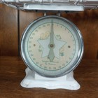 Vintage Antique Baby Infant Scale With Wicker Basket Up To 30 Pounds By Ounces