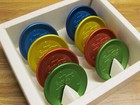 Vintage 1960s Coca Cola Anodized Aluminum Coasters Set Of 8 New old Stock In Box