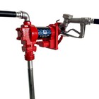 Red Fuel Transfer Pump W nozzle Kit For Car Truck Tractor Diesel 20gpm 12v