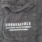 Love To Kleep Mens Black Overalls Shorts Size Small Grunge Punk Skater 