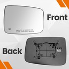 Passenger Side Mirror Glass Heated For 2009 2010-2018 Dodge Ram 1500 68050298aa