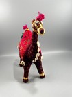 Vintage Rajasthani Folk Art Fabric Embroidered Patchwork Camel India 10 x 9 