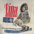 1985 Thrashed Tina Turner Privatedancer Tour Concert T-shirt Vintage No Size Tag